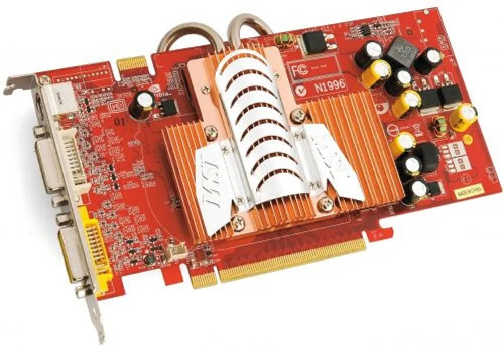 MSI MSI GeForce 7600GT NX7600GT-T2D256EZ graphics card — product photo