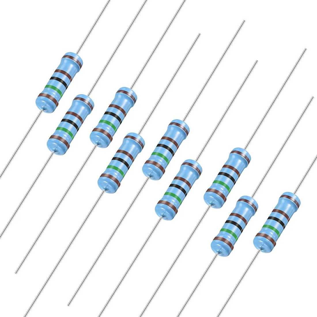 Unique-Bargains Unique-Bargains 30pcs 1.5K Ohm 2W 1% 5-Band Metal Film Resistors — product photo