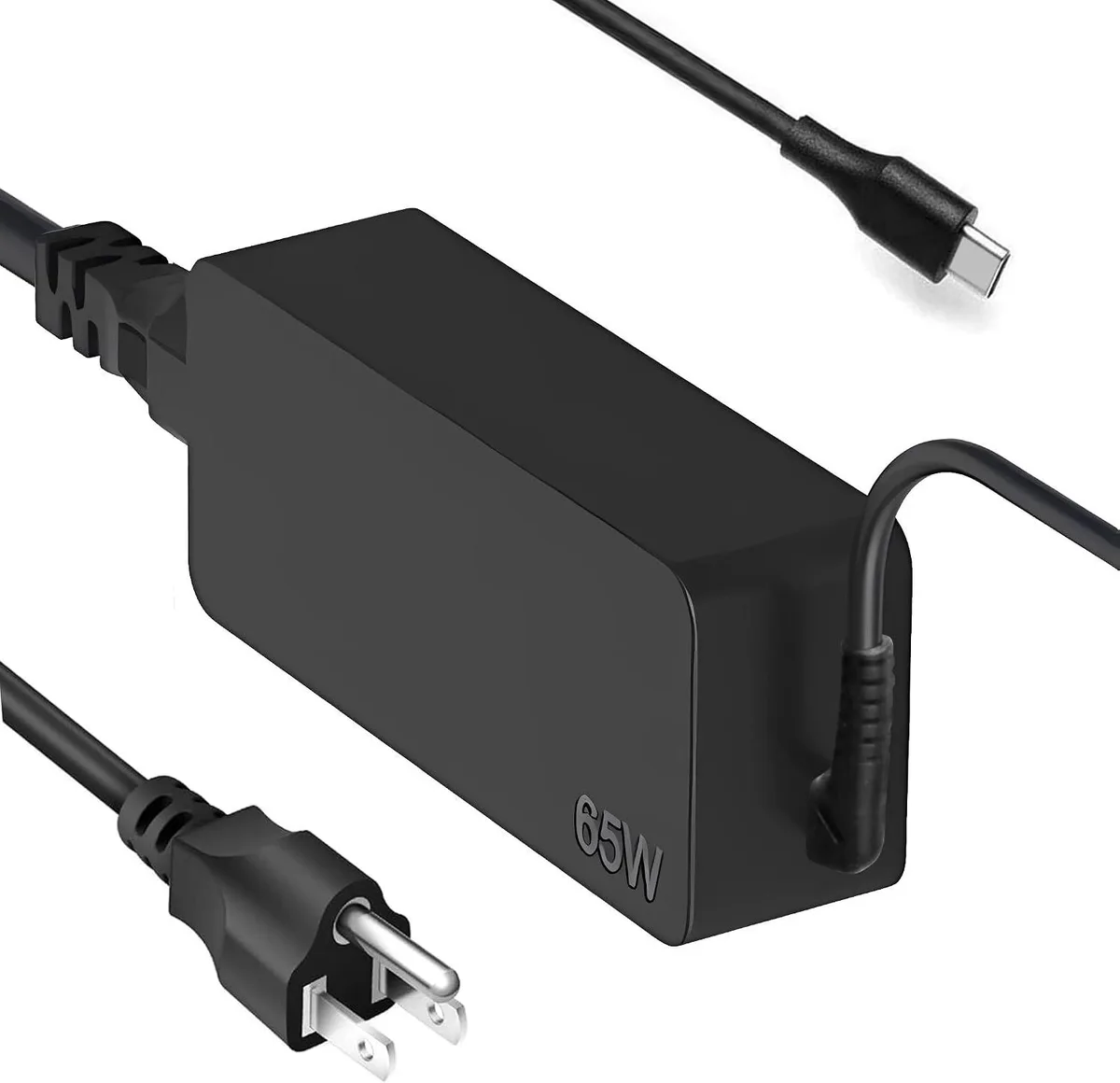 Kenuco Kenuco 65W USB-C AC adapter for ThinkPad T480 T490 T580 E480 Chromebook Yoga — product photo