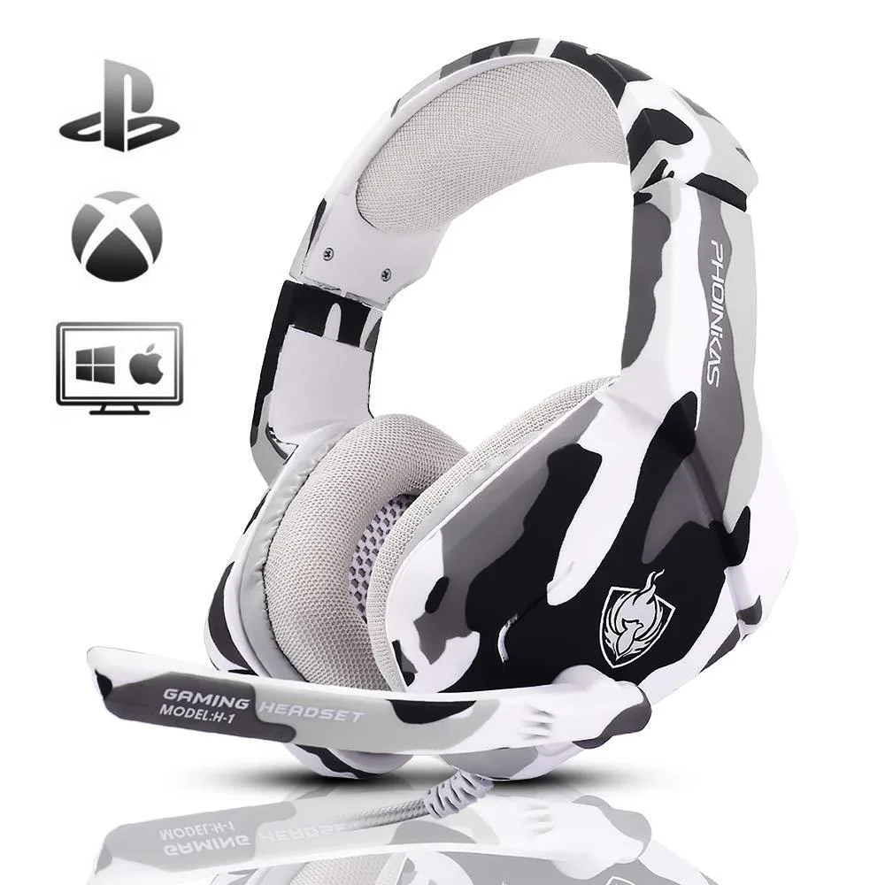  PHOINIKAS H1 Wired Gaming Headset 3.5 mm Camo — product photo