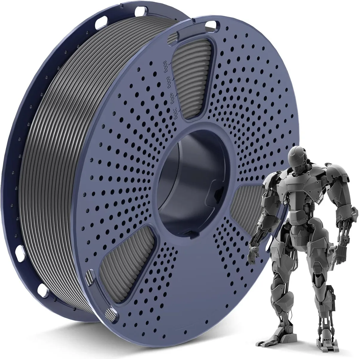 BFKK BFKK PLA Filament 1.75mm Grey 1kg Spool +/-0.02mm — product photo
