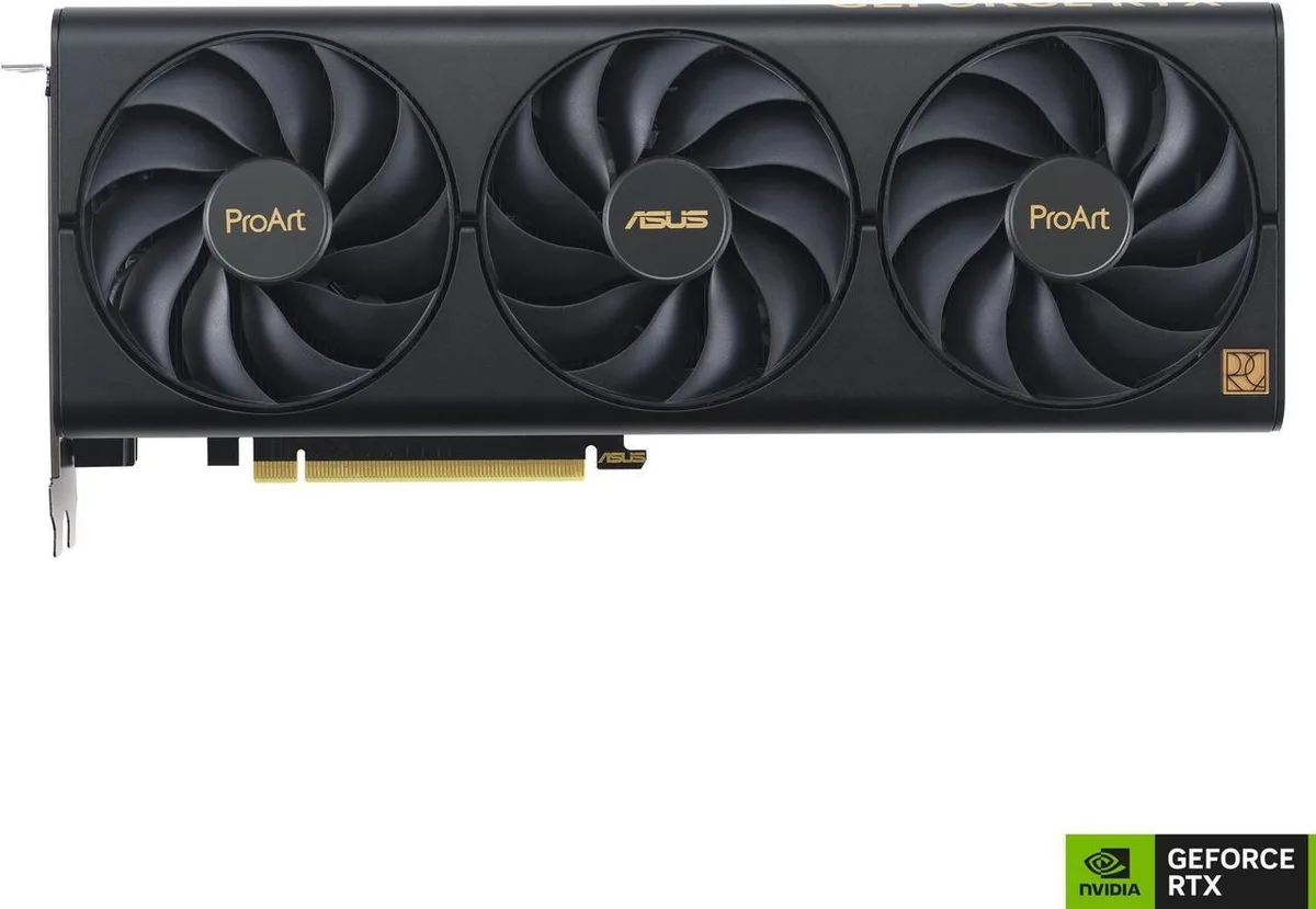 ASUS ASUS PROART-RTX4070-O12G GeForce RTX 4070 12GB graphics card — product photo