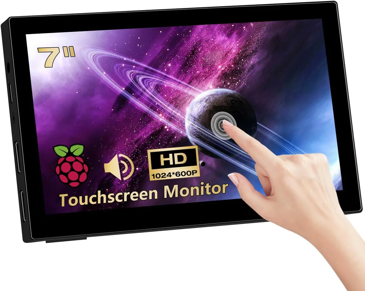 BFKK BFKK 7 inch Touchscreen Monitor 1024 x 600 IPS LCD Display — product photo