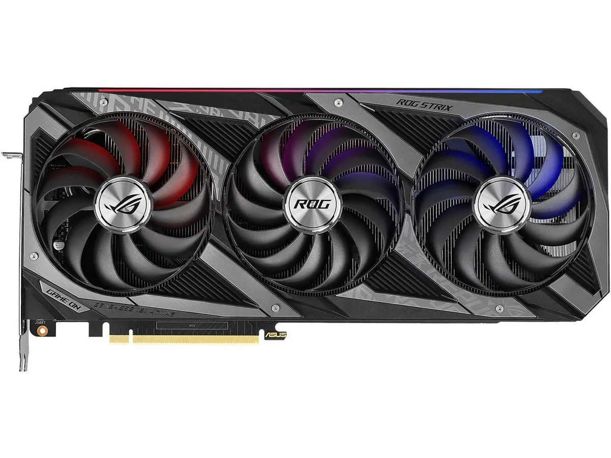 ASUS ASUS ROG Strix RTX 3070 Ti OC Edition 8GB graphics card — product photo