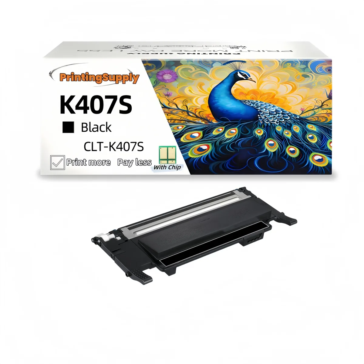Aster Graphics Inc Aster Graphics Inc CLT-K407S Black Toner Cartridge — product photo