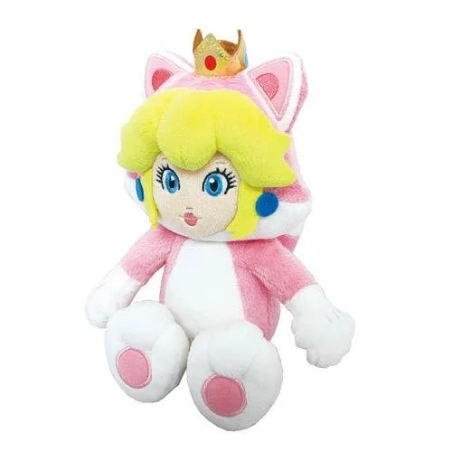 Sanei Sanei Cat Peach 10 inch plush 1373 — product photo
