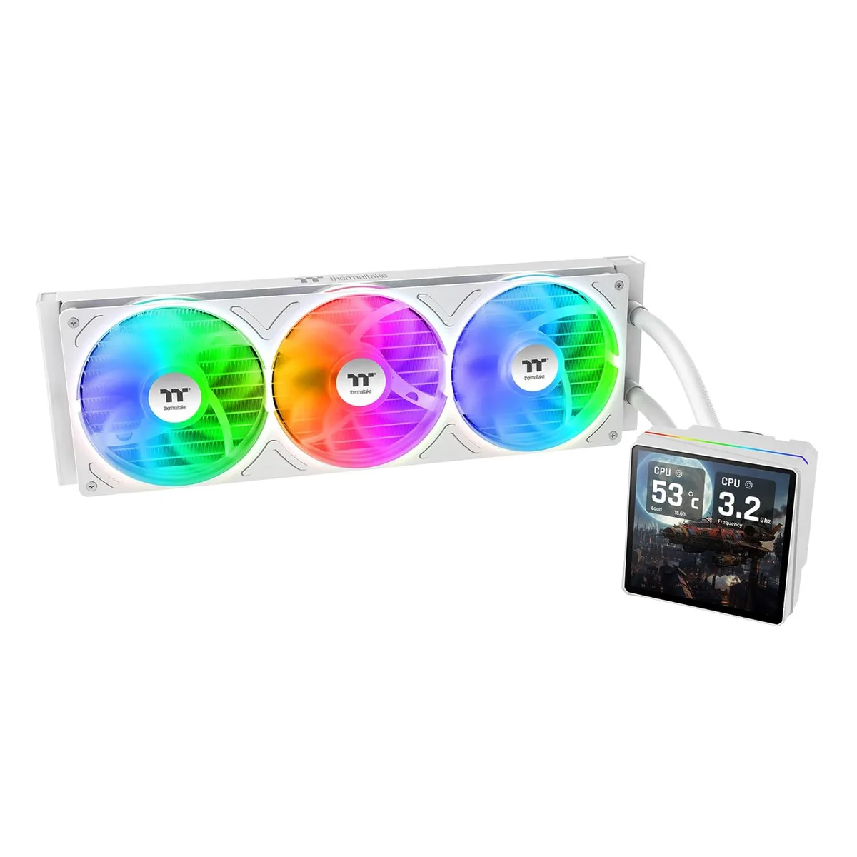 Thermaltake Thermaltake CL-W476-PL12SW-A 360mm liquid cooler — product photo