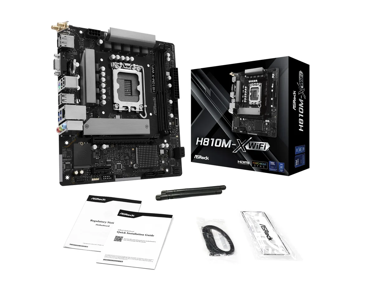 ASRock ASRock H810M-X WIFI Intel motherboard — product photo