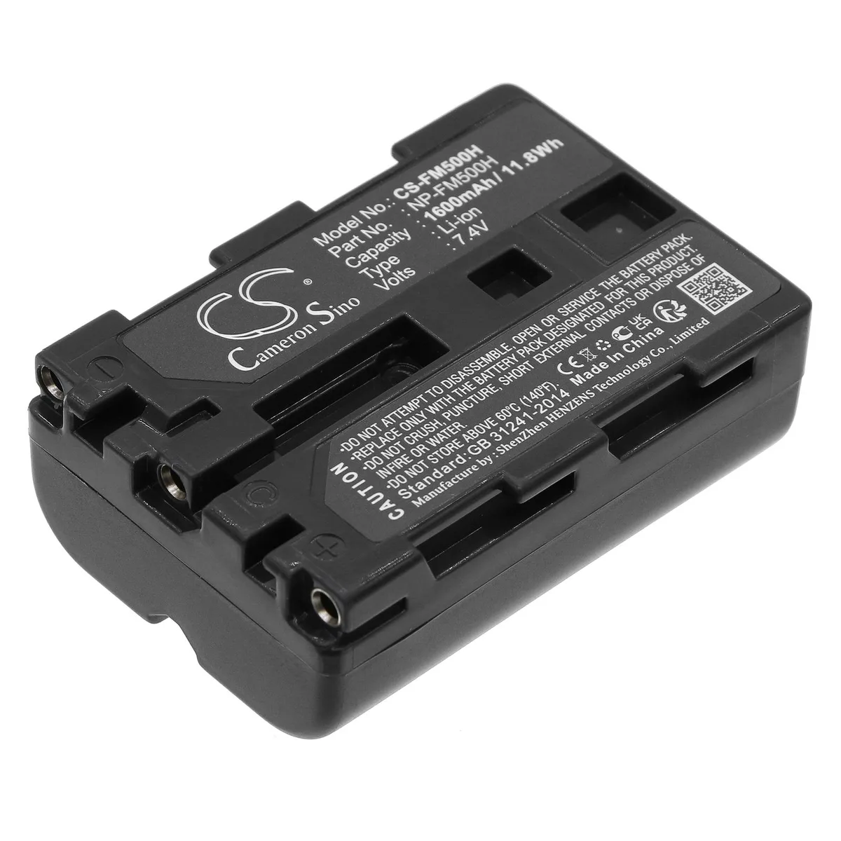 Cameron &amp; Co Cameron &amp; Co DS-CS-FM500H camera battery 1.6 Ah — product photo