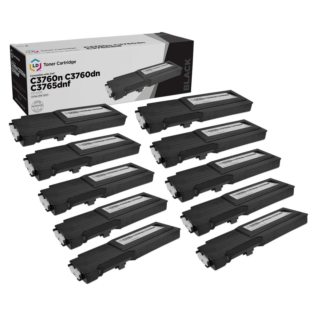 LD Products LD Products W8D60 Black Toner Cartridge 10-Pack 20000 Pages — product photo