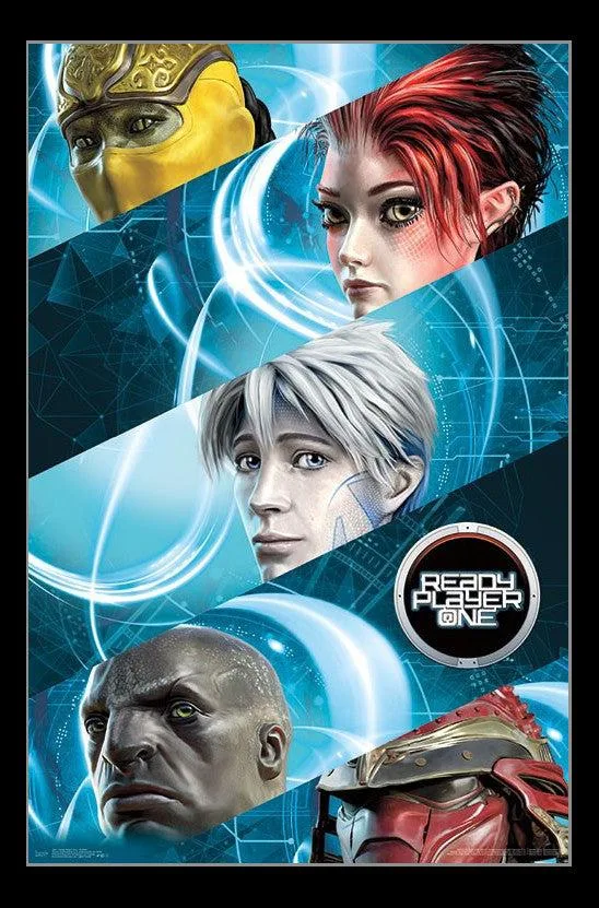 Ready Player One Profiles poster print 22 x 34 inches on heavy paper