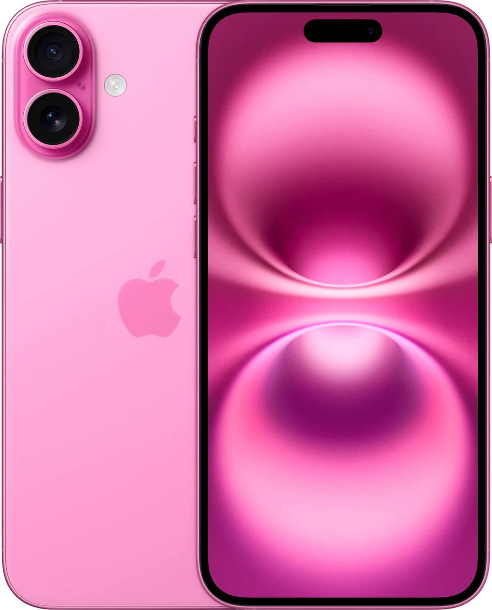 Apple Apple iPhone 16 256GB PAB100909 Pink cell phones - unlocked — product photo