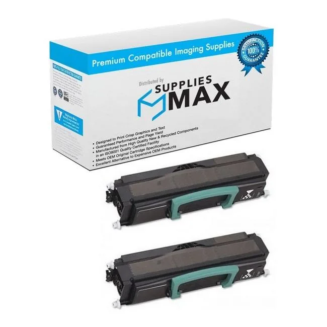 SuppliesMax SuppliesMax Compatible Toner Cartridge 2-Pack 6000 Pages Black for IBM InfoPrint 1622 Express 39V1640_2PK — product photo