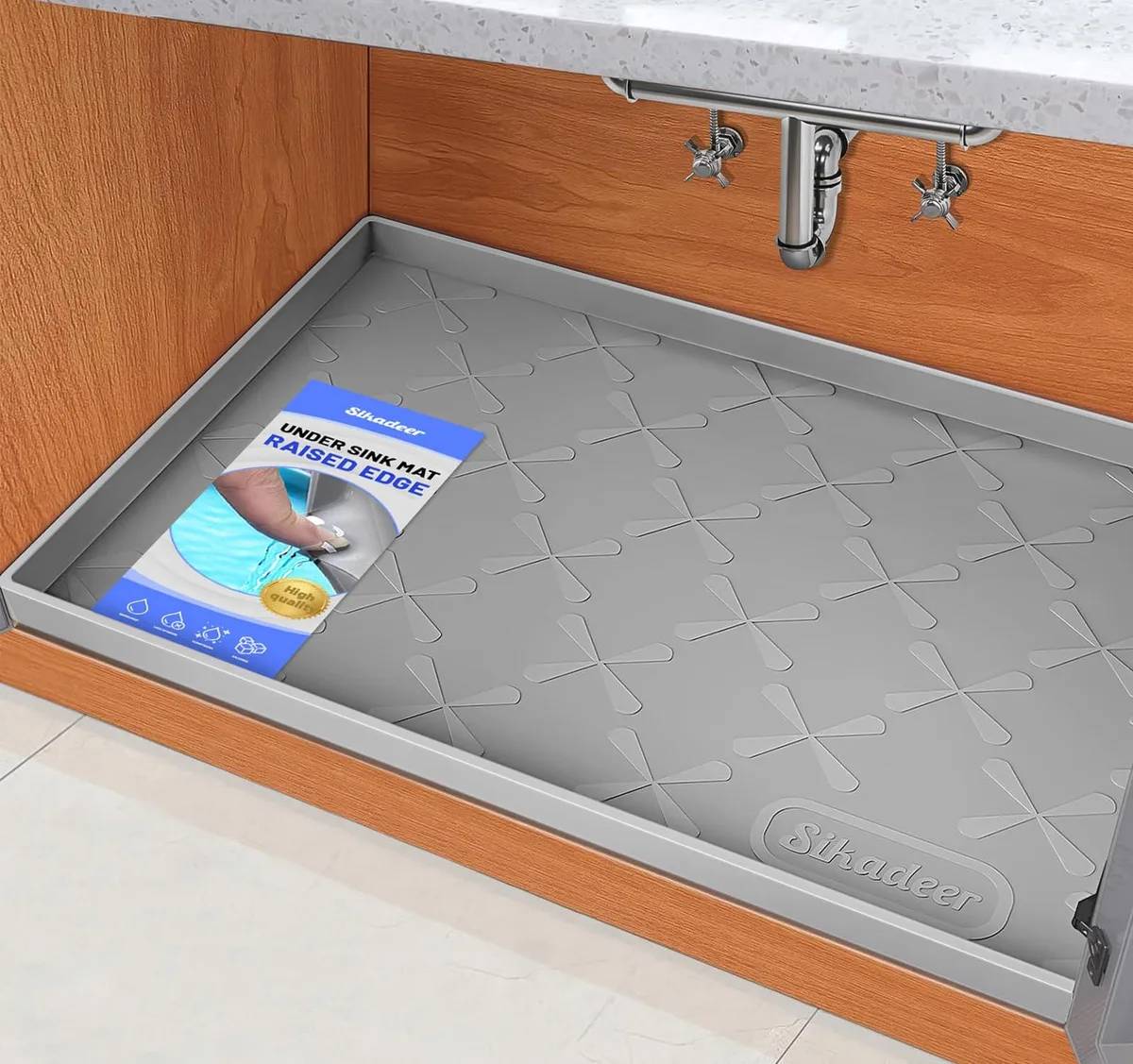  34" x 22" Silicone Kitchen Mat — product photo