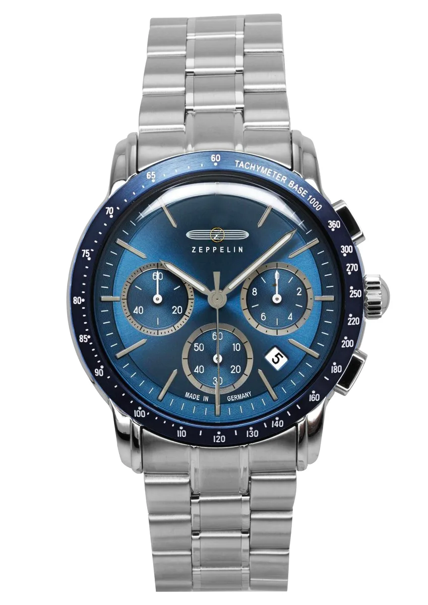 Graf Zeppelin Graf Zeppelin 8878 Blue Dial Chronograph Watch 12.00mm — product photo
