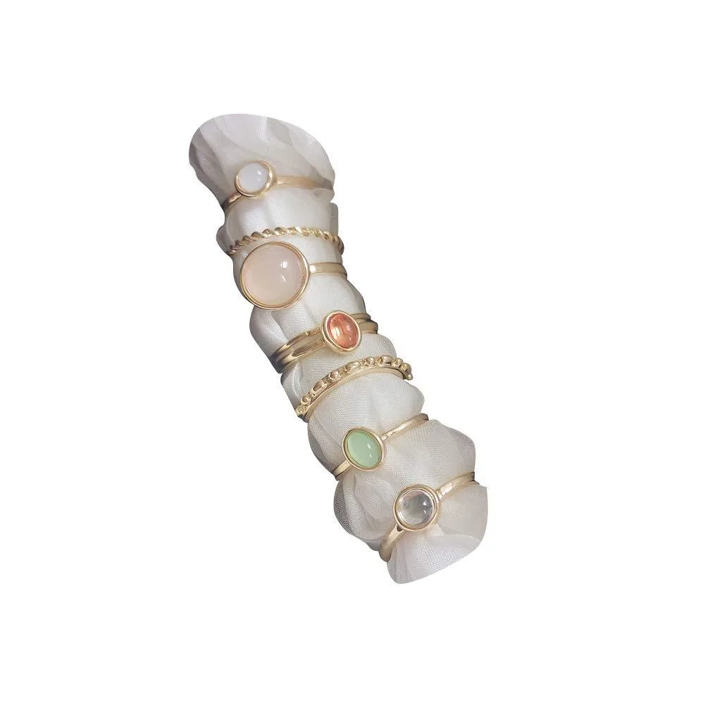  ItsStarred 8pcs Gold Knuckle Ring Set — product photo