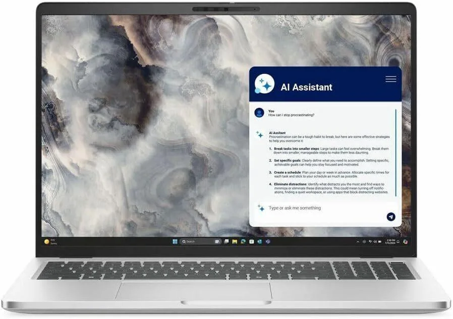 DELL DELL Pro 16 Plus 647N0 PB16250 16.0" laptop Intel Core Ultra 7 268V vPro 2.2 GHz 32GB 512GB — product photo