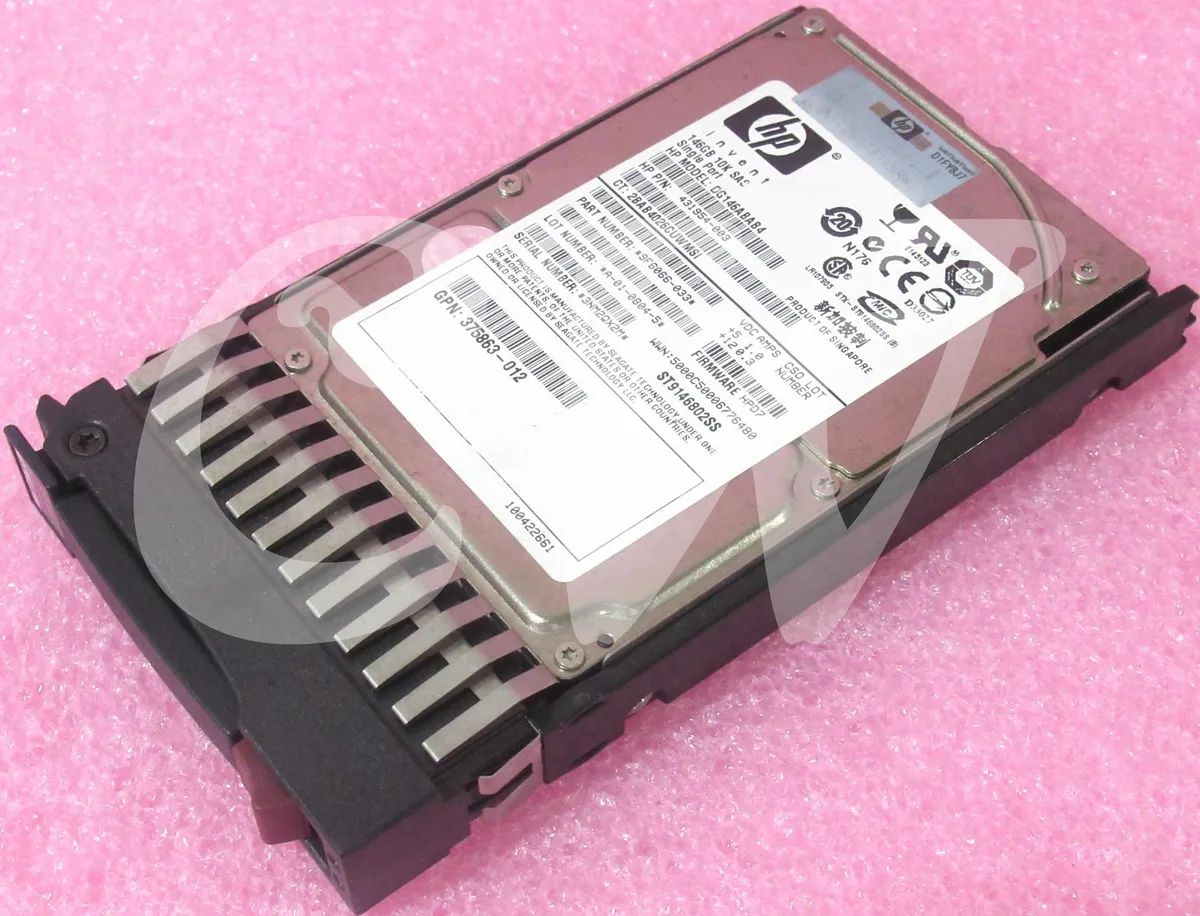 HP HP 432320-001 431954-003 DG146ABAB4 146GB 10K RPM 3Gbps 2.5" SAS internal hard drive — product photo