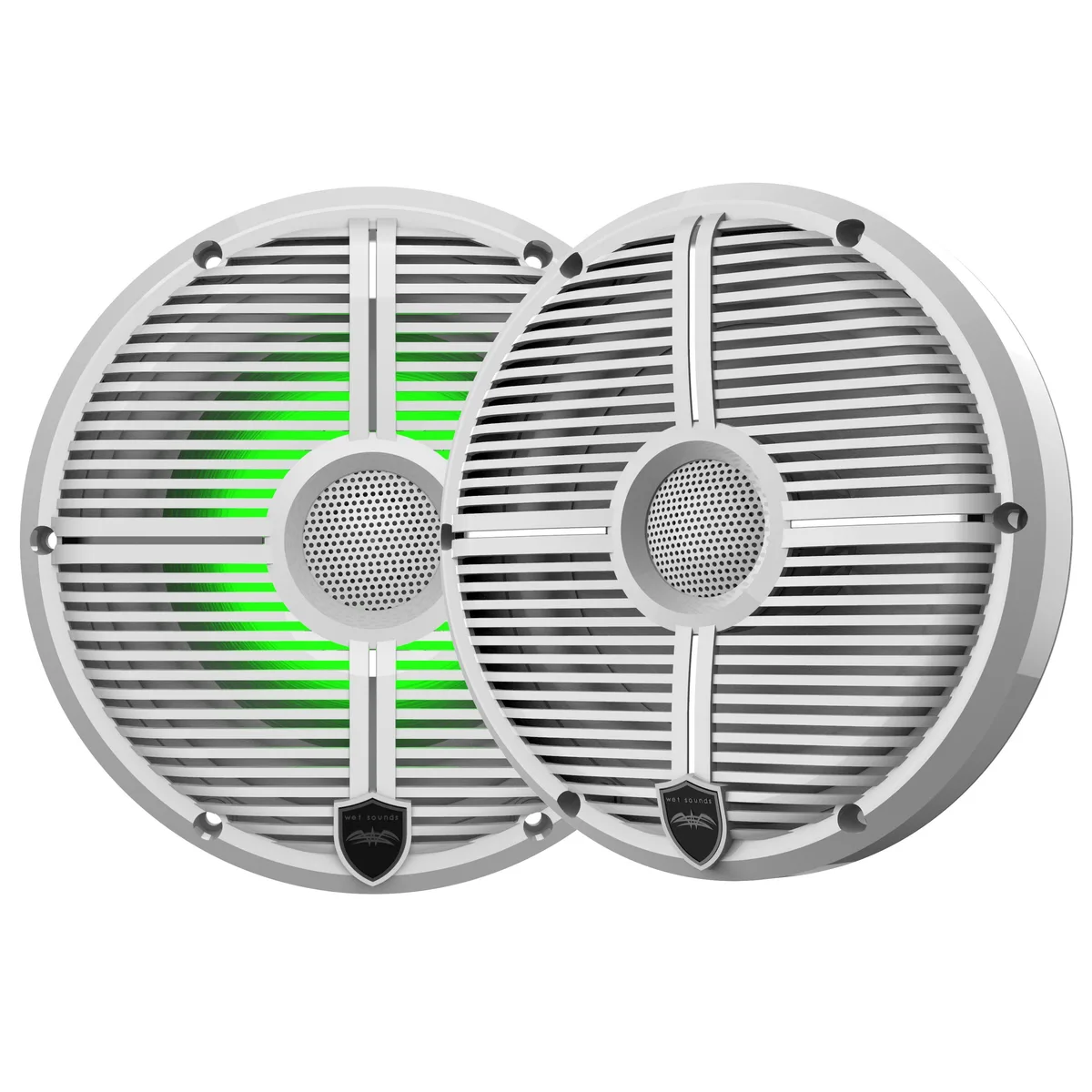 Wet Sounds Wet Sounds RECON 6 XW-W 6.5" RGB Coaxial Speakers White (Pair) — product photo