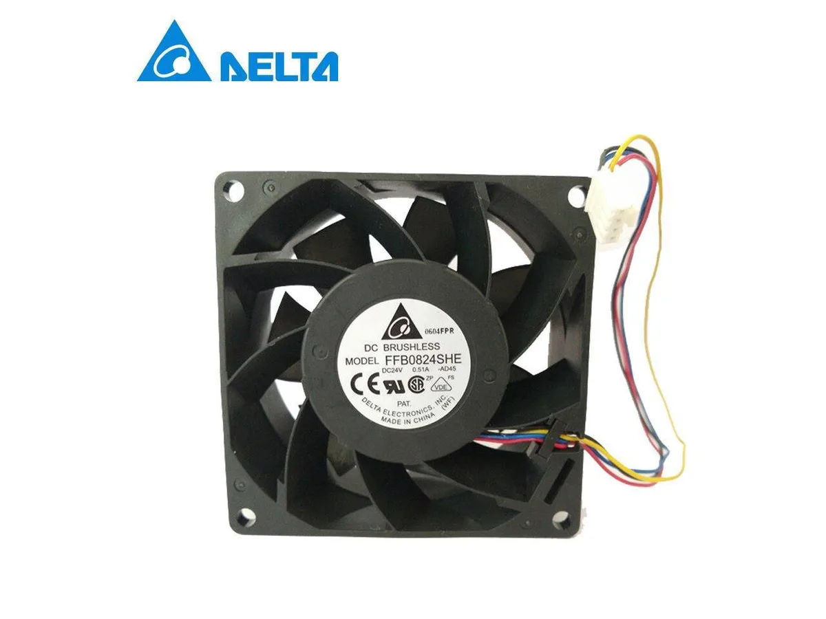 Fans Fans 8038 24V .51A double ball 80x80x38mm case fan — product photo