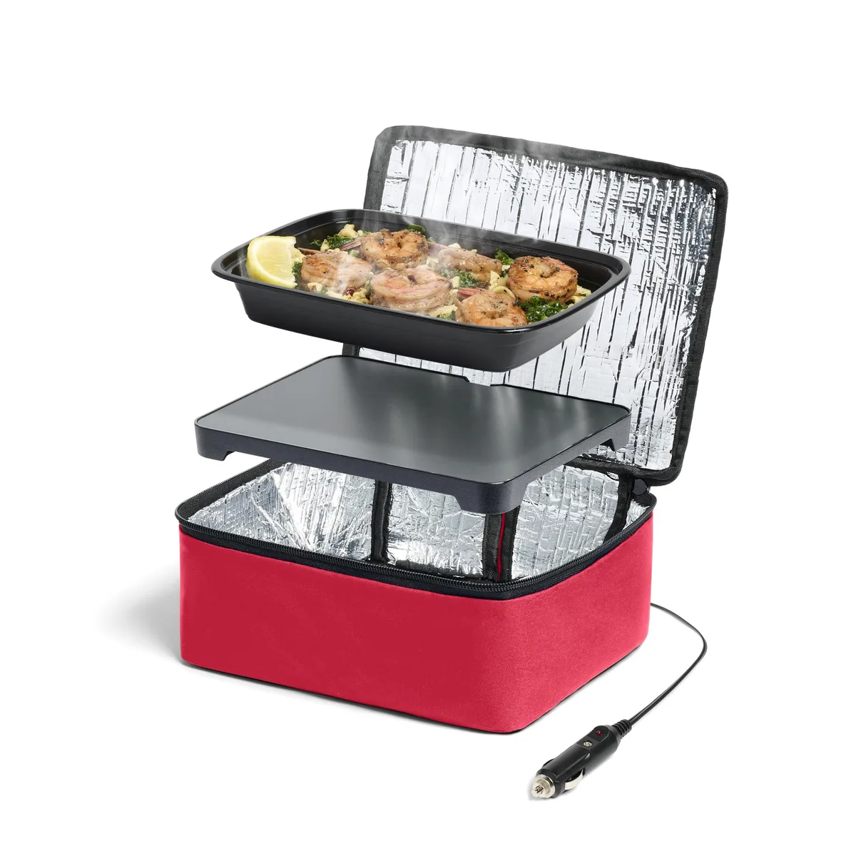 DNBeffulgent DNBeffulgent Food Warming Tote 12V Red 1.5 quarts — product photo