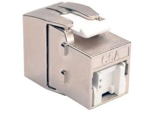 Tripp Lite Tripp Lite N238-001-SH-TFA Cat6a shielded keystone jack — product photo