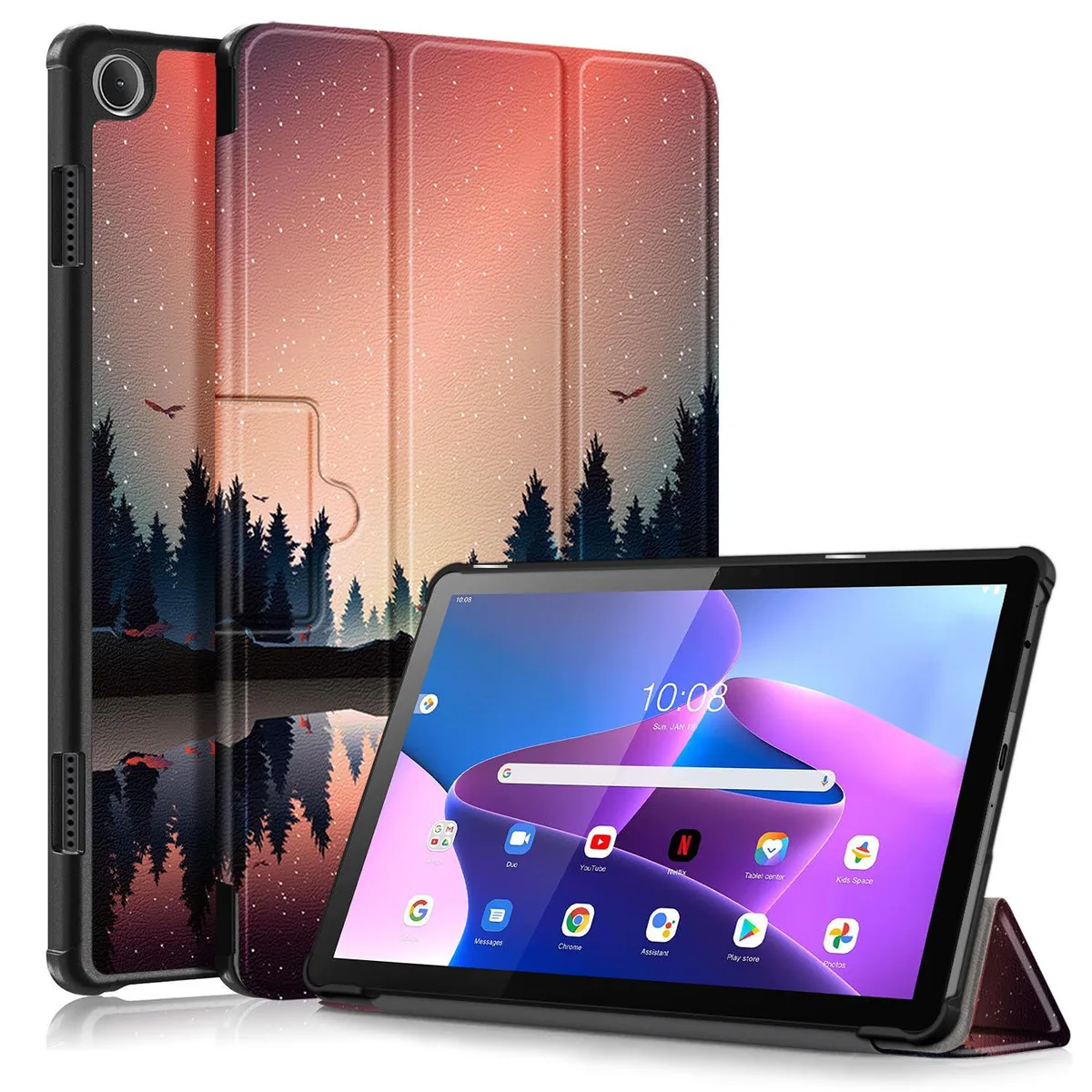 anicestore anicestore Protection Case for Lenovo Tab M10 10.1" 2022 TB-328 Forest Dusk — product photo