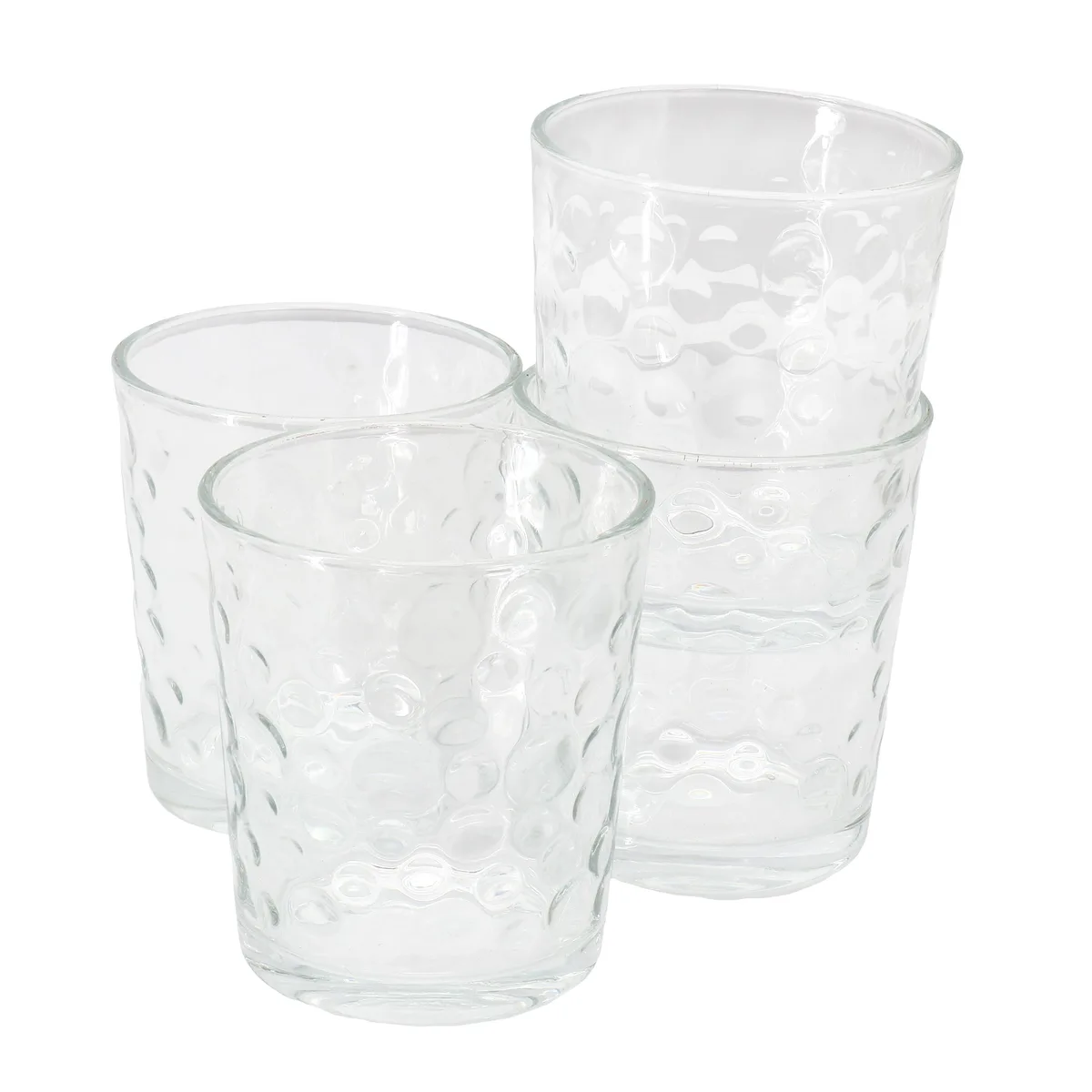 Gibson Home Gibson Home 510121062M 4 Piece 13.2oz Bubble Double Old-Fashioned Drinkware Set — product photo