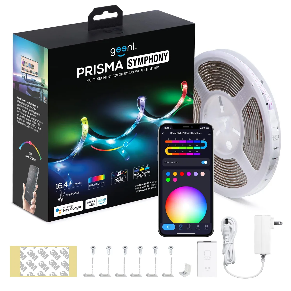  Verilux Prisma Symphony Smart LED Strip 16.4 ft — product photo
