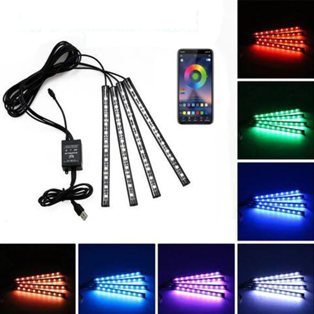 Hotai Hotai 36 LED Neon Strip Light Kit Wireless USB Remote Music Control — product photo
