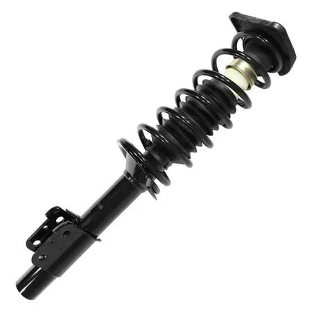 Unity 15130 rear complete strut assembly, silver metal coil spring and strut unit