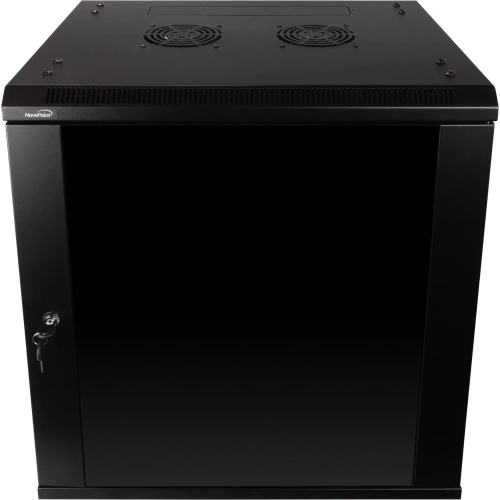 NavePoint NavePoint 12U Wallmount Cabinet 450mm Depth with Fans — product photo