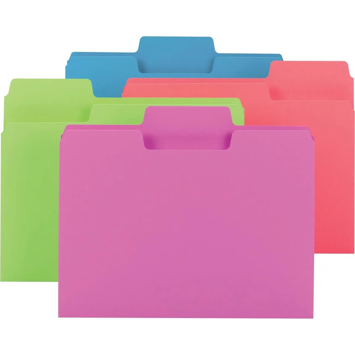 Smead Smead 11957 SuperTab File Folders Bright Pink 24 Pack — product photo