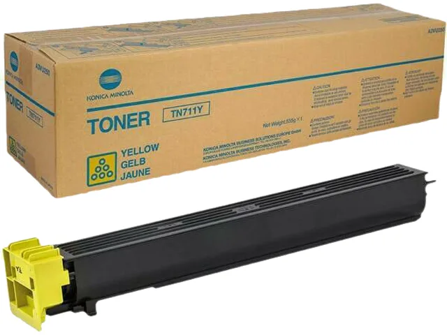 Konica Minolta Konica Minolta A3VU230 TN711Y Yellow Toner Cartridge 31500 Pages — product photo