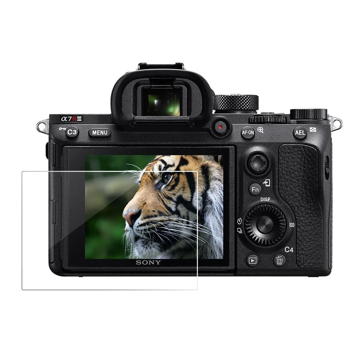 ProOPTIC ProOPTIC Glass Screen Protector for Sony FX3 a1 a7 II a7 III a7R IV a9 RX10 RX100 series camera accessory — product photo
