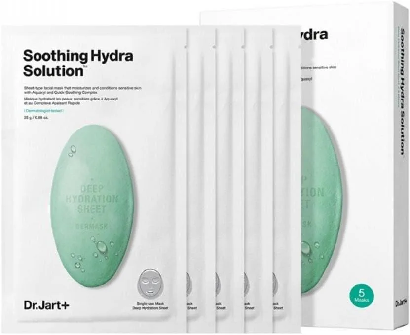 Dr.Jart+ Dr.Jart+ Dermask Soothing Hydra Solution Sheet Mask 5count skin care — product photo