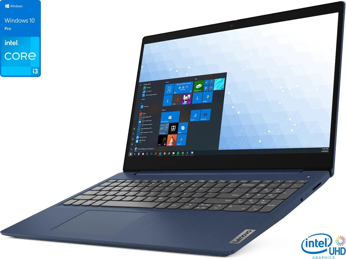 Lenovo Lenovo IdeaPad 3i laptop 15.6" FHD i3-1115G4 8GB 256GB NVMe DDR4 Blue Windows 10 Pro S — product photo
