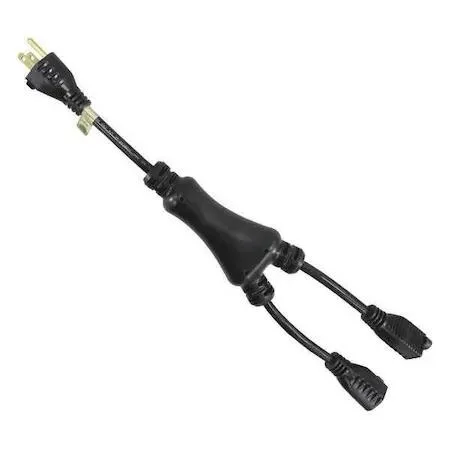 Value Brand Value Brand Wye Splitter Power Cord 1.2 ft 16 AWG 13 A 125 V SJT — product photo