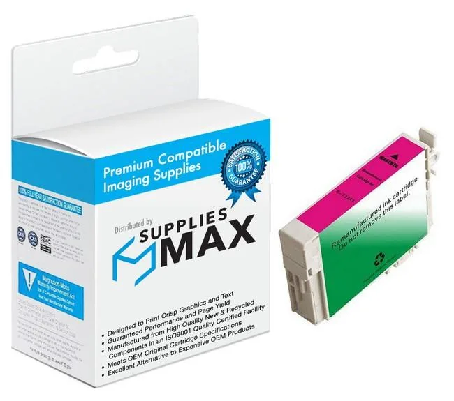 SuppliesMax SuppliesMax Remanufactured Magenta Inkjet Cartridge T125320 385 Pages — product photo