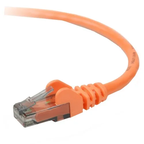 Belkin Belkin A3L980-06-ORG-S Cat 6 network ethernet cable 6 ft orange — product photo
