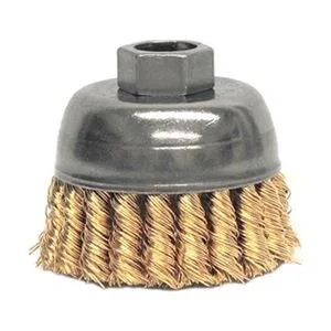 Weiler Weiler 12776 Knot Wire Cup Brush 4" 5/8-11 10,200 RPM — product photo