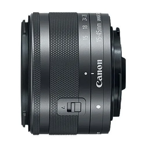 Canon Canon EF-M 15-45mm f/3.5-6.3 IS STM camera lens — product photo