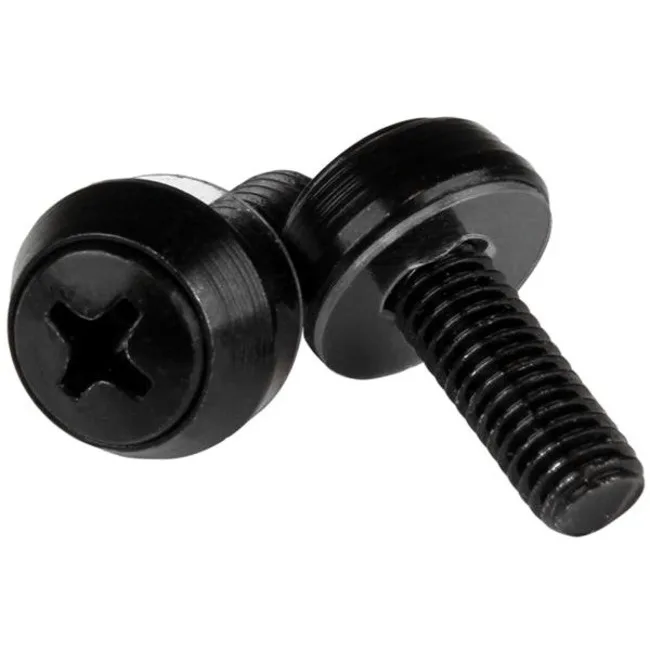 STARTECH STARTECH CABSCRWSM62B M6 x 12mm server rack screws 100 pack — product photo
