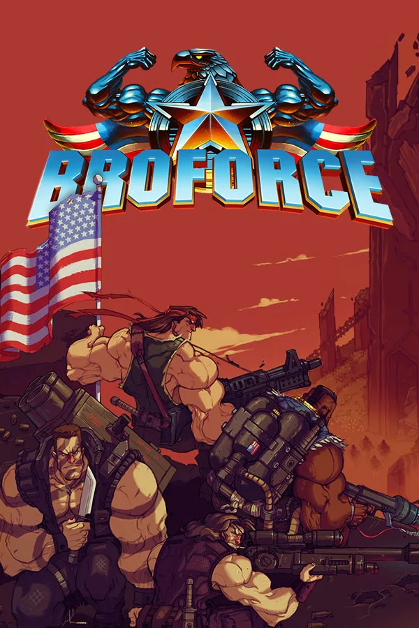 Steam code card for Broforce PC game