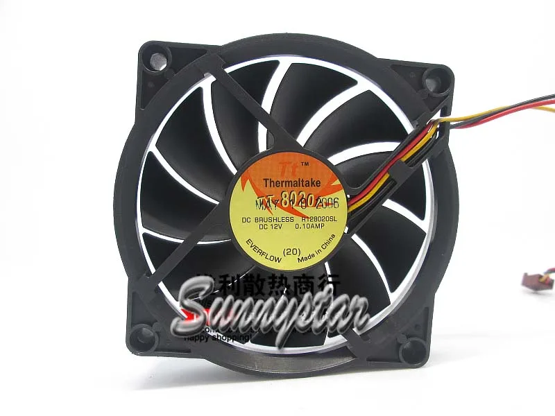 OEM Industries OEM Industries R128020SL 80mm Sleeve Bearing Fan 12V .2A 3 Pin — product photo