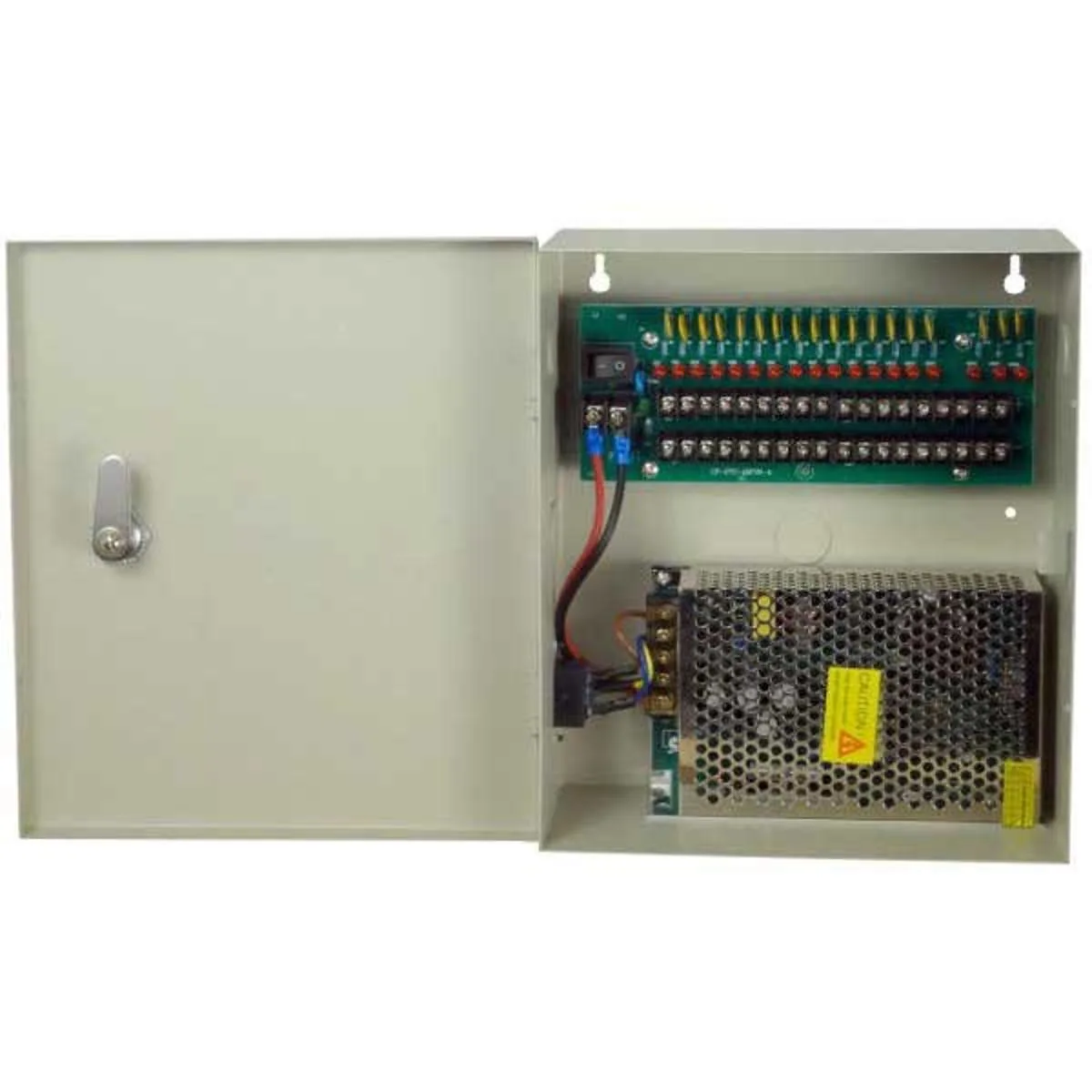 Securitytronix Securitytronix 12VDC 10A 18-Port Camera Power Supply Beige — product photo