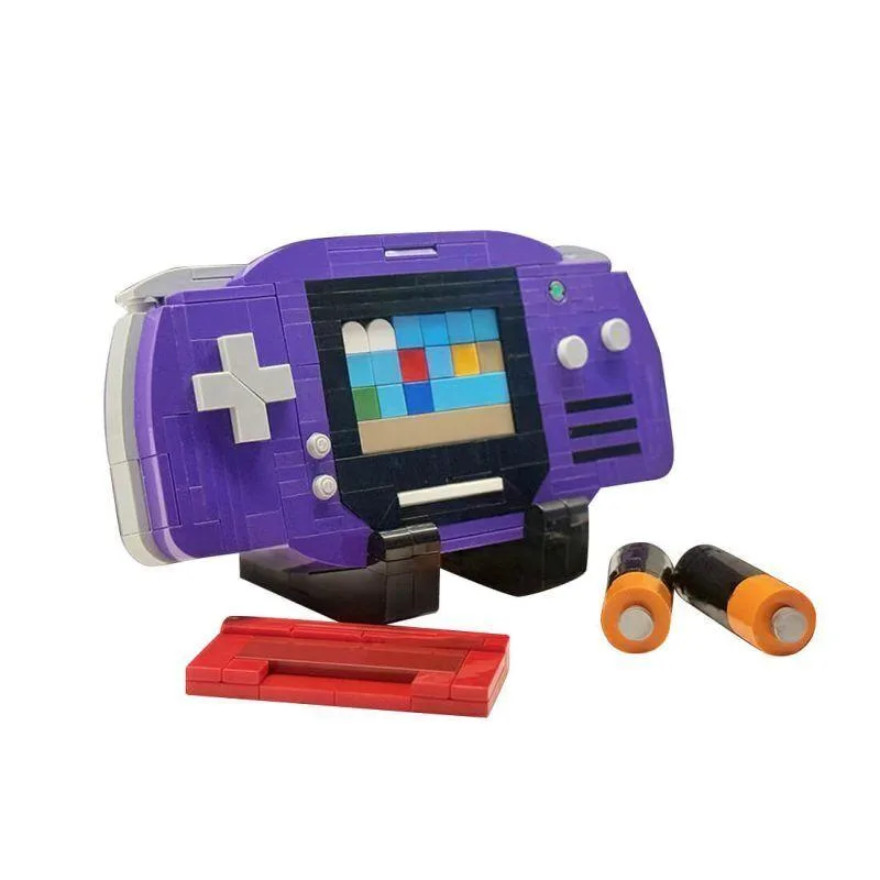 ZITIANYOUBUILD ZITIANYOUBUILD MOC-208861 Handheld Console Building Blocks 510 Parts Purple — product photo