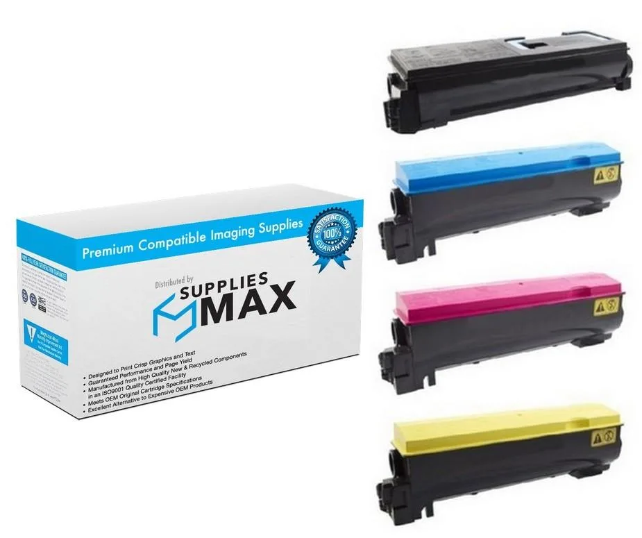 SuppliesMax SuppliesMax TK-572MP Toner Cartridge Combo Pack (BK/C/M/Y) 16000 Pages — product photo