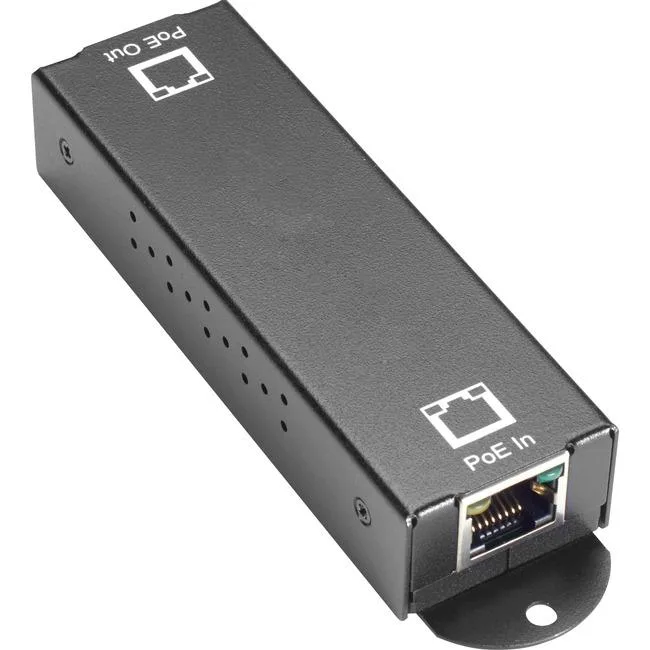 Black Box Corporation Black Box Corporation LPR1111 10/100/1000Base-T PoE+ Ethernet Repeater wireless accessory — product photo