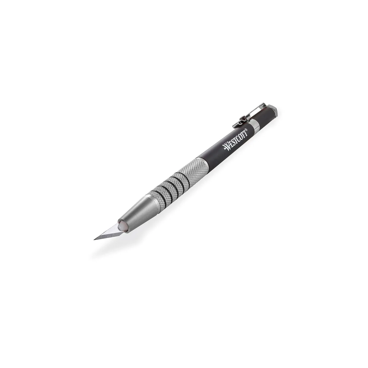  Westcott 16963 CarboTitanium Hobby Knife Silver — product photo